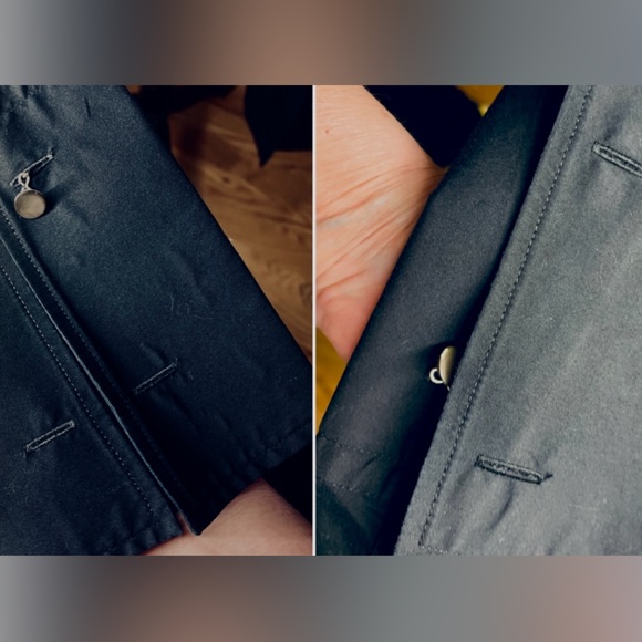 Armani Collezioni US6 Killer Vintage/Blk Top button pullover side-zip 🤩 blouse - Picture 10 of 16